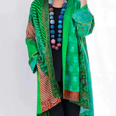 Hanna | Losvallend lang dames boho vest