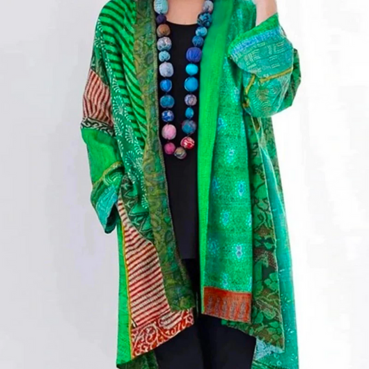 Hanna | Losvallend lang dames boho vest