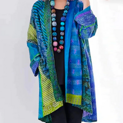 Hanna | Losvallend lang dames boho vest