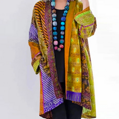 Hanna | Losvallend lang dames boho vest