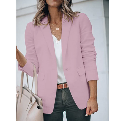 Jacqueline | Casual dames kantoorblazer met open model
