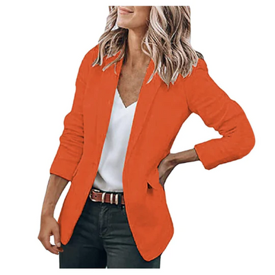 Jacqueline | Casual dames kantoorblazer met open model