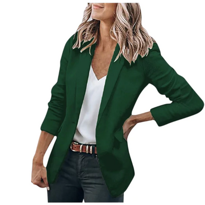 Jacqueline | Casual dames kantoorblazer met open model