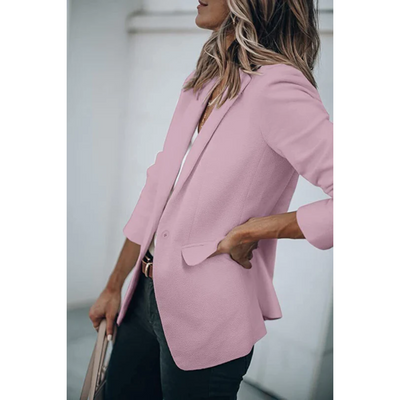 Jacqueline | Casual dames kantoorblazer met open model