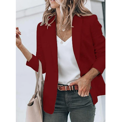 Jacqueline | Casual dames kantoorblazer met open model