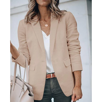 Jacqueline | Casual dames kantoorblazer met open model
