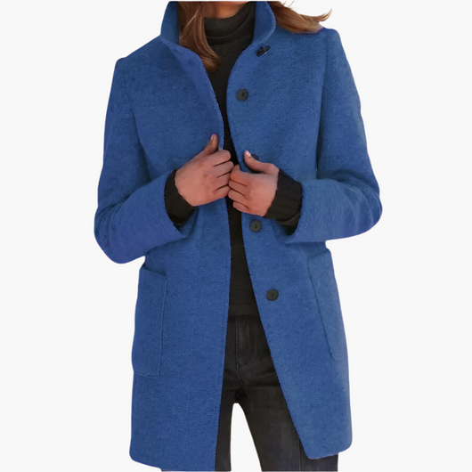 Jessica | Klassieke dames wintermantel met lange mouwen