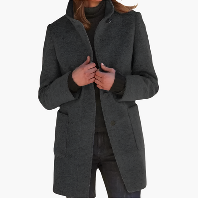 Jessica | Klassieke dames wintermantel met lange mouwen