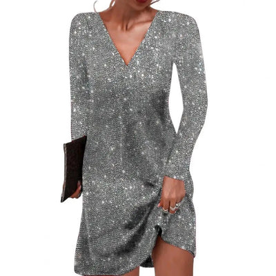 Jessica | Elegante dames wikkeljurk met v-hals