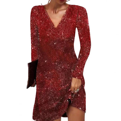Jessica | Elegante dames wikkeljurk met v-hals