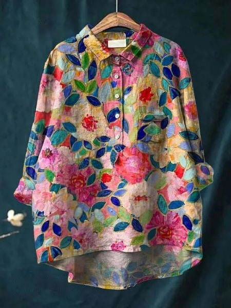 Monette bloemenblouse