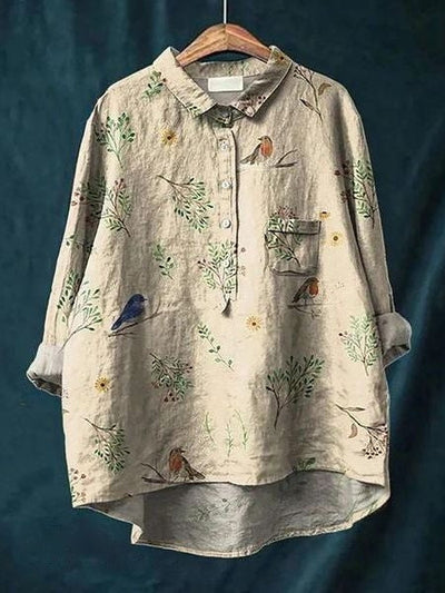 Monette bloemenblouse