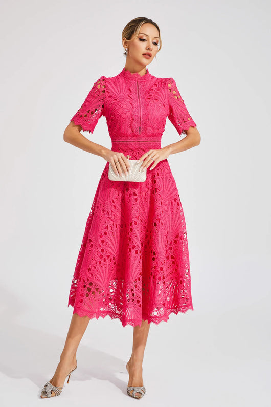Jasmin | Chique dames midijurk van kant