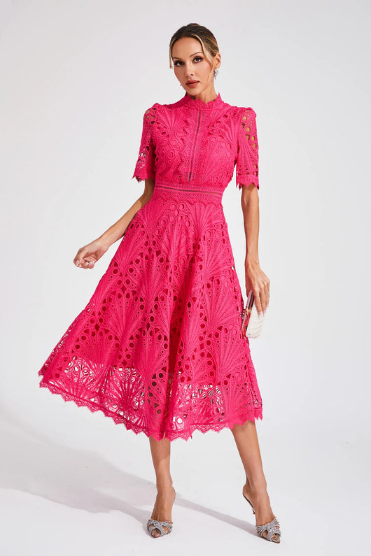 Jasmin | Chique dames midijurk van kant
