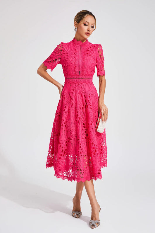 Jasmin | Chique dames midijurk van kant