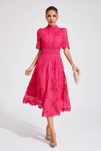 Jasmin | Chique dames midijurk van kant