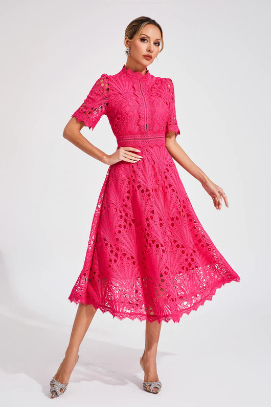 Jasmin | Chique dames midijurk van kant