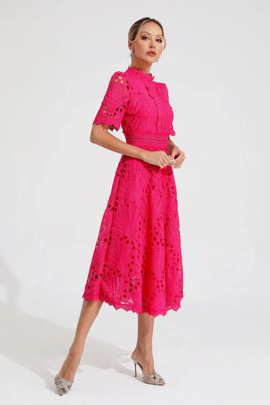 Jasmin | Chique dames midijurk van kant