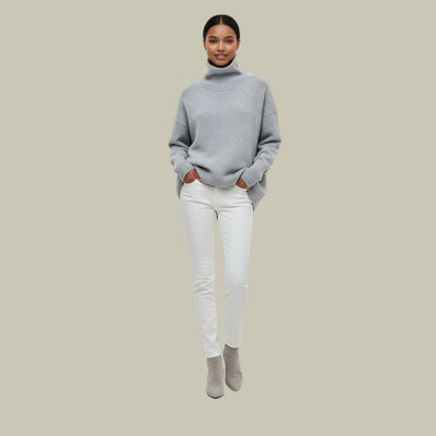 Stefanie | Losvallende dames coltrui