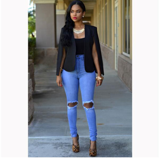 Jana | Dames blazer met lange mouwen en open model