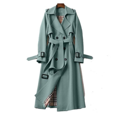 Amira | Klassieke dames wintertrenchcoat met ceintuur