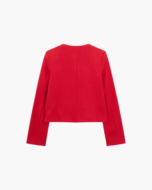 Savile cropped blazer