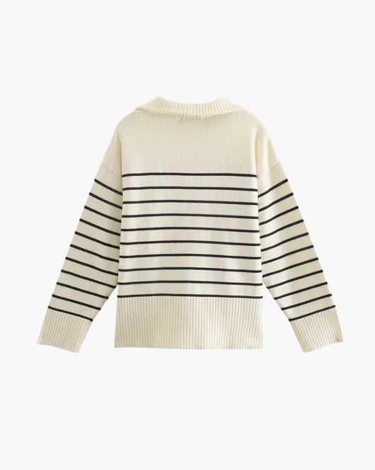 Vintage chic gebreide trui