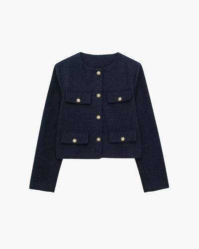 Savile cropped blazer