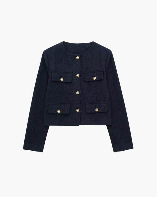 Savile cropped blazer