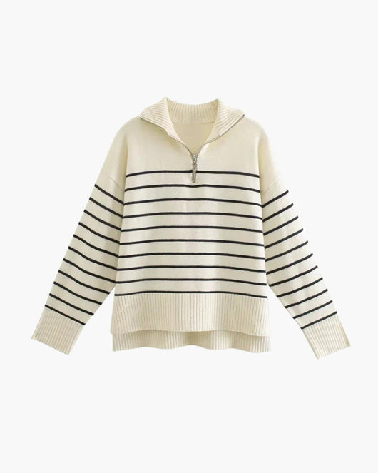Vintage chic gebreide trui