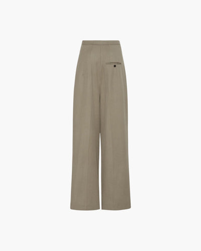 Oversized wollen pantalon