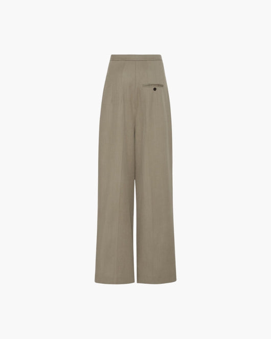 Oversized wollen pantalon