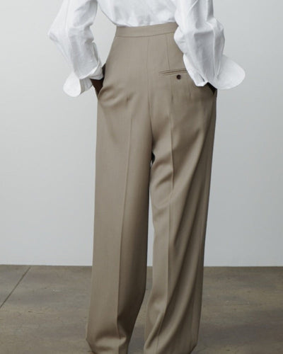 Oversized wollen pantalon