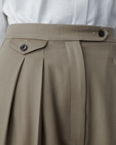 Oversized wollen pantalon