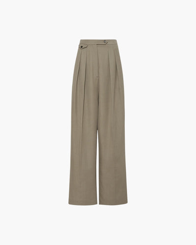 Oversized wollen pantalon