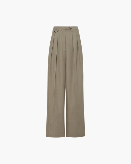 Oversized wollen pantalon