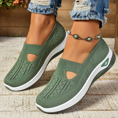 Lydia | Gebreide dames instapsneakers om te wandelen