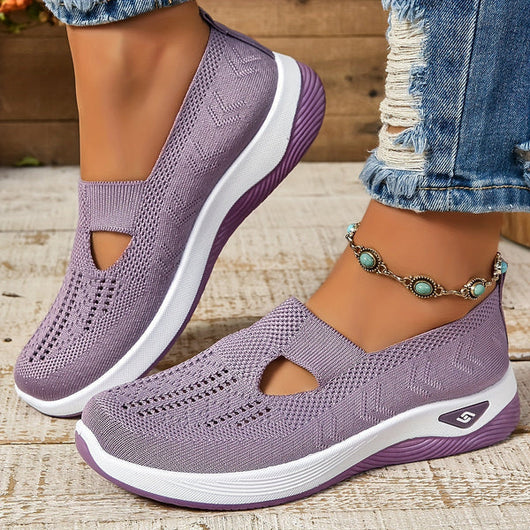 Lydia | Gebreide dames instapsneakers om te wandelen
