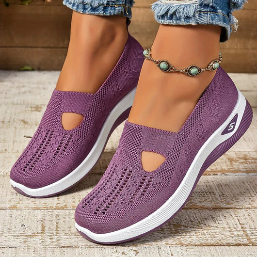 Lydia | Gebreide dames instapsneakers om te wandelen