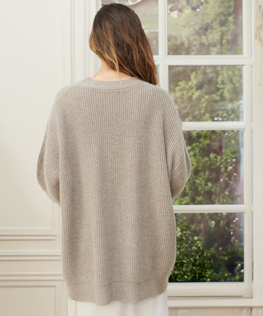 Johanna | Oversized damesvest met knopen