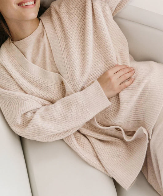 Johanna | Oversized damesvest met knopen