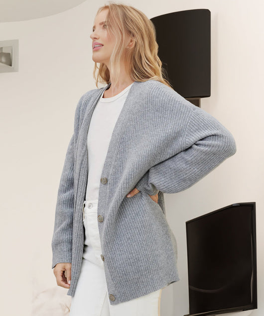 Johanna | Oversized damesvest met knopen