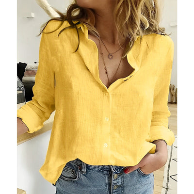 Stefanie | Casual damesblouse met knoopsluiting