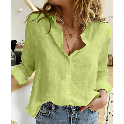 Stefanie | Casual damesblouse met knoopsluiting