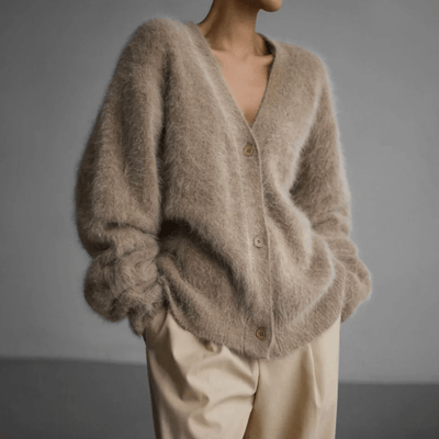 Edith | Trendy zacht dames vest met knoopsluiting