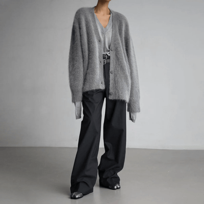 Edith | Trendy zacht dames vest met knoopsluiting
