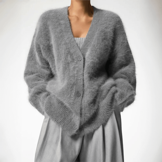 Edith | Trendy zacht dames vest met knoopsluiting