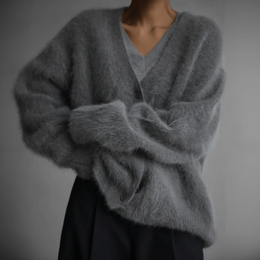 Edith | Trendy zacht dames vest met knoopsluiting