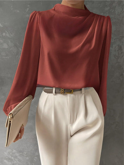 Sandra | Elegante casual damesblouse met lange mouwen