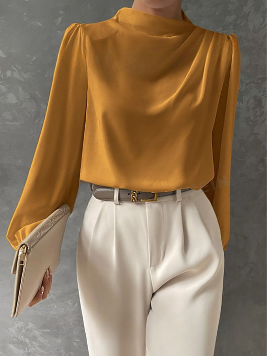 Sandra | Elegante casual damesblouse met lange mouwen